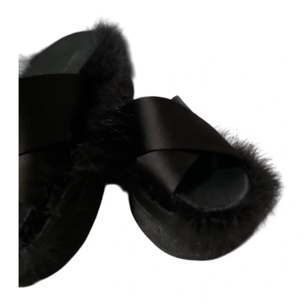 Simone Rocha HM Feather Slides Size‎ 38